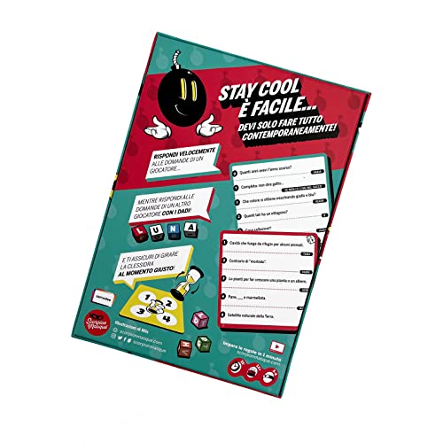 Asmodee - Stay Cool - Juego de Mesa, 3-7 Jugadores, 12+ años, edición en Italiano