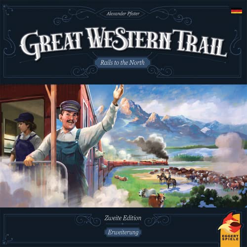 Asmodee- Western Trail – Rails to The North Juego, Multicolor, 2. erweiterung (EGGD0006)