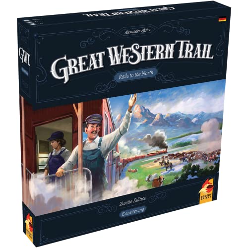 Asmodee- Western Trail – Rails to The North Juego, Multicolor, 2. erweiterung (EGGD0006)