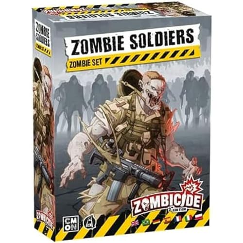 Asmodee Zombicide - Segunda Edición - Zombie Soldiers Zombie Set (Expansión)