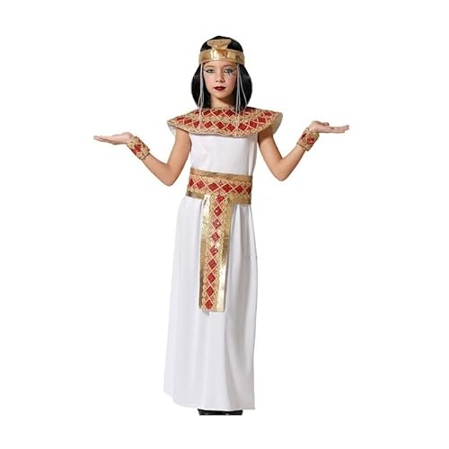 Atosa disfraz faraona blanco y dorado 7 a 9 años
