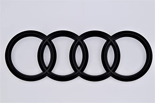 Audi Anillos Originales para portón Trasero A3 S3 Sportback, Color Negro