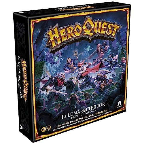 Avalon Hill HeroQuest Pack de Misión La Luna del Terror - Requiere el Sistema de Juego HeroQuest para Jugar - Juegos de rol