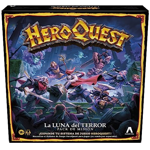 Avalon Hill HeroQuest Pack de Misión La Luna del Terror - Requiere el Sistema de Juego HeroQuest para Jugar - Juegos de rol