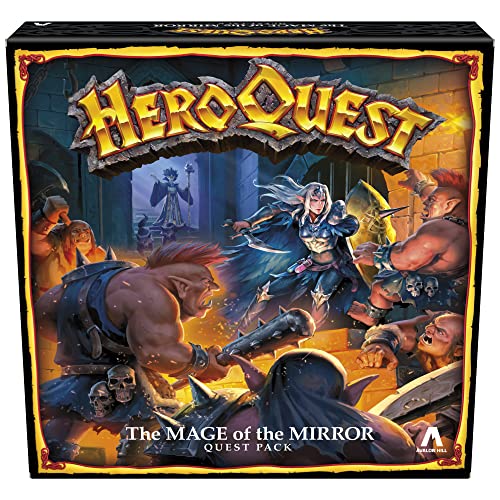 Avalon Hill Mage of The Mirror Quest Pack, rol, Requiere Sistema de Juego HeroQuest para Jugar, Multicolor (Hasbro F7539)