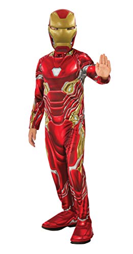 Avengers - Disfraz oficial de Iron Man para niños, Infinity War, talla 5-7 años (Rubies 641051-M)