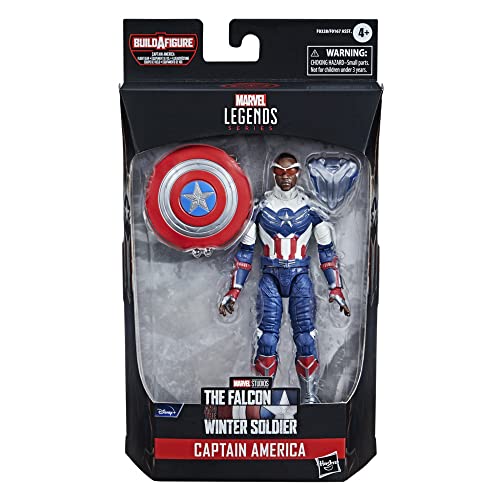 Avengers Hasbro Marvel Legends Series Figura del Capitán América de 15 cm - Diseño Premium y 2 Accesorios - Edad: 4+
