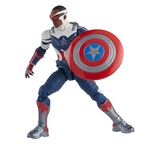 Avengers Hasbro Marvel Legends Series Figura del Capitán América de 15 cm - Diseño Premium y 2 Accesorios - Edad: 4+