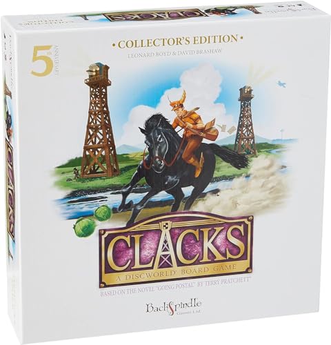 Backspindle Games Clacks! Edición de coleccionista | Juego de Mesa | A Partir de 8 años, 1 a 4 Jugadores, 30 a 45 Minutos de Tiempo de Juego