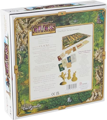 Backspindle Games Clacks! Edición de coleccionista | Juego de Mesa | A Partir de 8 años, 1 a 4 Jugadores, 30 a 45 Minutos de Tiempo de Juego
