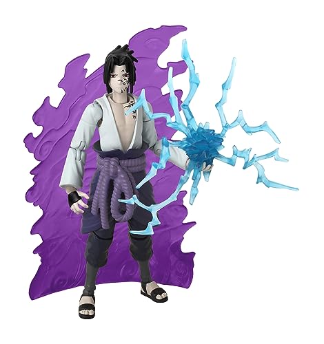Bandai – Anime Heroes Beyond – Naruto Shippuden – Figura Anime Heroes Beyond 17 cm – Sasuke Uchiha – Transformation Marca Malaudita: Estado 1-37712 Multicolor