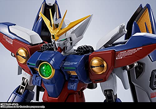 BANDAI CO. LTD Wing Gundam Zero Figura 14 cm New Mobile Report Gundam Wing Metal Robot Spirits re-Issued