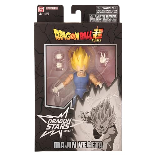 Bandai - Dragon Ball Bandai Super Dragon Stars 17cm Anime Figura-Majin Vegeta, Multicolor 40732