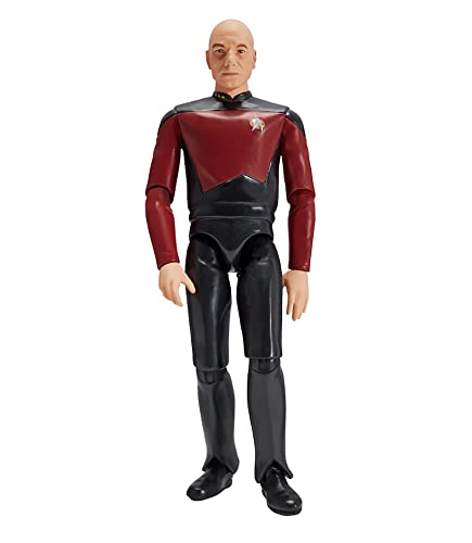 Bandai Figura de Star Trek Capitán Jean-Luc Picard | Figura de acción del Capitán Picard Star Trek The Next Generation de 5 pulgadas | Figura articulada de juguete Star Trek TNG | Regalos de Star Trek