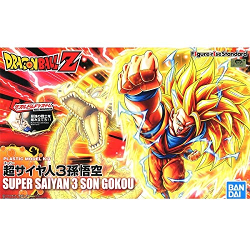 Bandai Hobby - Dragon Ball Z - Super Saiyan 3 Son Goku (Nueva versión PKG), estándar Figure-Rise
