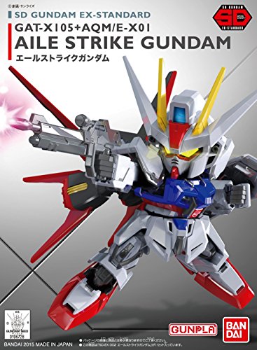 BANDAI Hobby SD EX-Standard Aile Strike Gundam Figura de acción