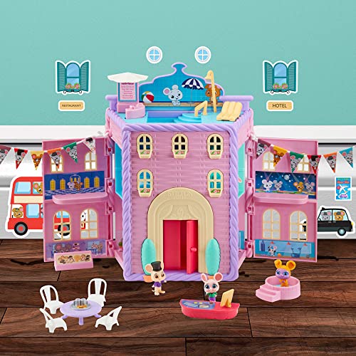 Bandai - Millie and Friends Mouse in The House - Playset Gran Hotel Stilton Hamper Juguetes, Juguetes Coleccionables, Juego Imaginativo, para Niños de 3 a 7 Años CO07396