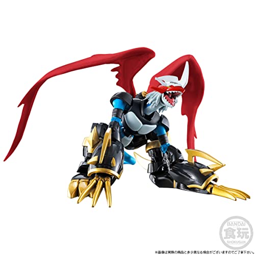 BANDAI Shokugan Shodo Digimon Imperialdramon Figura de Anime | Juguete Imperialdramon Digimon de 10 cm de Alto con 2 Modos de transformación | Figuras de acción Shodo Digimon inspiradas en la