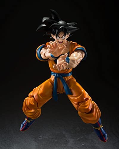 BANDAI SPIRITS(バンダイ スピリッツ) S.H. Figuarts Dragon Ball Super Son Goku Super Hero Figura de acción prepintada