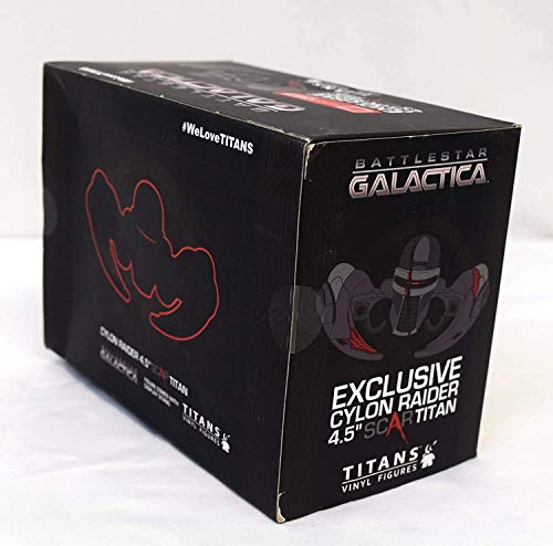 Battlestar Galactica Exclusivo Cylon Raider Vinyl Ship 4.5" Scar - Sellado de fábrica Tienda Stock Room Find