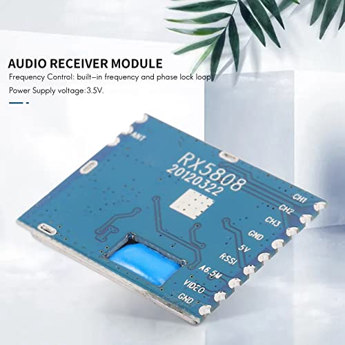 Benefischl 5.8G FPV Mini Wireless Audio Video Receptor Módulo Rx5808 para FPV System Rc Helicóptero Rc Piezas
