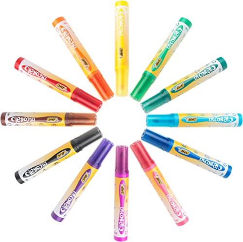 BIC Kids Decoralo - Lote de rotuladores para colorear, color multicolor Pack de 30