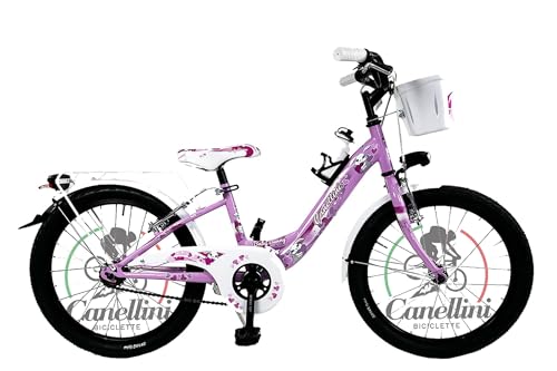 BICICLETTE CANELLINI Bicicleta para niña Venere 20 Baby Bunny, ruedas de 20 pulgadas, color rosa