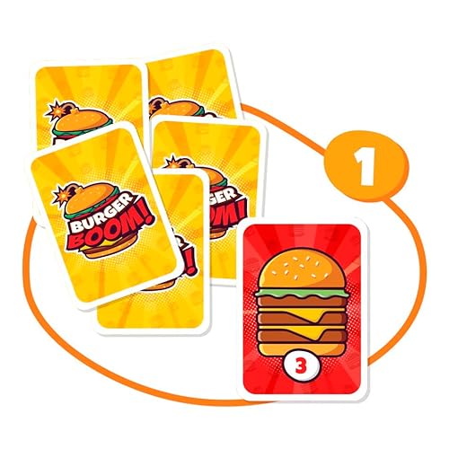 Bizak Juego Burger Boom, Divertido juego para toda la familia (35001935)