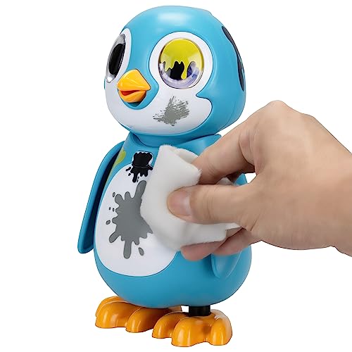 Bizak Salva al Pingüino Azul, Mascota Interactiva para niños y niñas, con un unboxing y experiencia de limpieza , cuida de sus necesidades y mantenlo feliz (62008650)