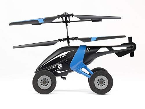 Bizak Sky Wheels Azul, fantástico helicóptero Radio Control infrarojo 2 Canales, con Ruedas, condúcelo por el Suelo o vuélalo por el Aire, a Partir de 8 años, Niños unisex (62004777)