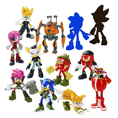 Bizak Sonic Prime Pack de 12 figuras de 6,5 cm de alto, en caja deluxe que incluye 2 figuras sorpresa exclusivas Surtido 2 (64112008-2)