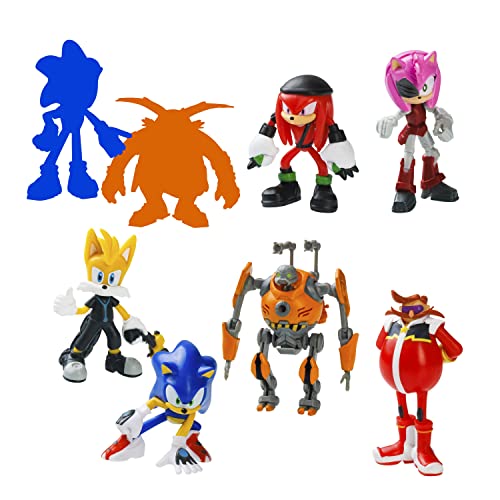 Bizak Sonic Prime Pack de 8 figuras de 6,5 cm de alto, en caja deluxe que incluye 2 figuras sorpresa exclusivas Surtido 2 (64112004-2)