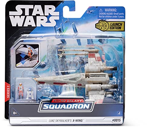 Bizak Star Wars Micro Galaxy Squadron, Nave X-Wing, Incluye 2 Figuras (62610015)