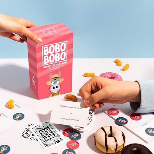 BOBO-BOBO Juegos de Mesa Juego Estratégico y con Curiosidades - Idea Regalo Regalos Originales Español
