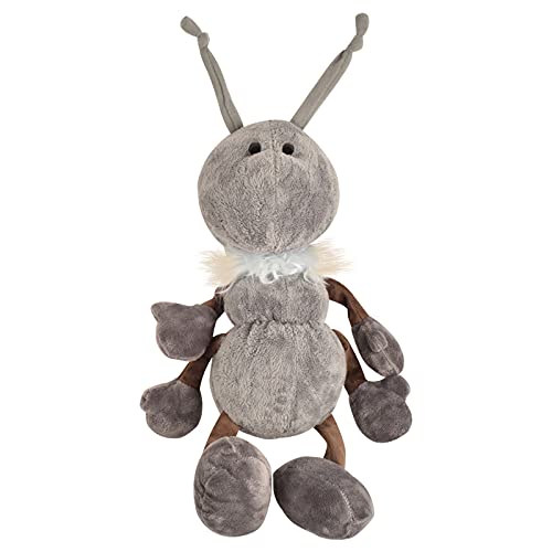 BOHS Hormiga de Peluche con Bufanda - Suave y Abrazable Juguete de Animal Insecto de 25 cm Niños