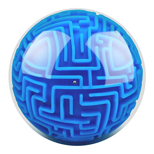 Bola de Laberinto - 3D Maze Ball, Brain Teaser Puzzles Sphere Globe Game y Training Labyrinth Toy - Desafíos educativos del Rompecabezas de la Bola del Cubo 3D para el Juego de los acertijos Oilave