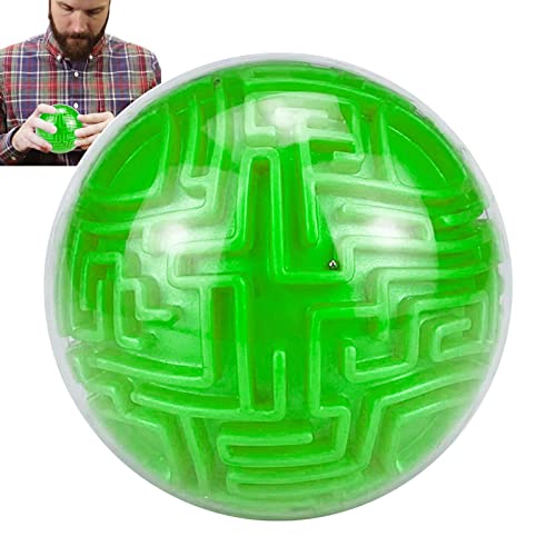 Bola de laberinto,3D Maze Puzzle Brain Teasers Juegos Gravity 3D Maze Ball Puzzle Toy - Desafíos educativos del rompecabezas de la bola del cubo 3D para el juego de los acertijos del amante del Neamou