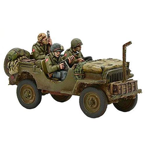 Bolt Action Warlord Games, US Airborne Jeep (1944-45) - Wargaming miniatures