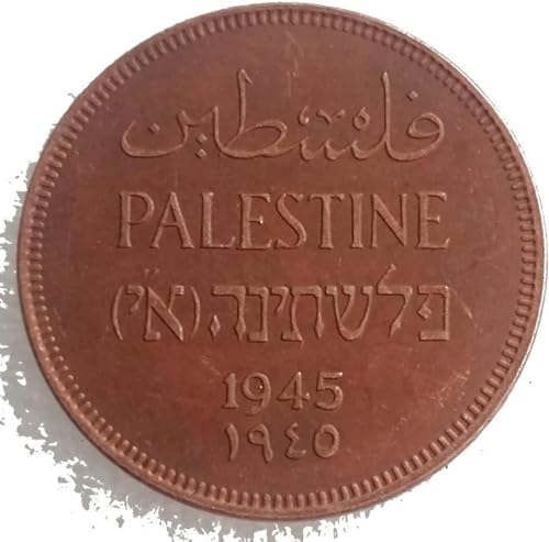 BoodLo 2MIls Palestina 1927-1947 6 Monedas copias extranjeras Monedas conmemorativas, 1945