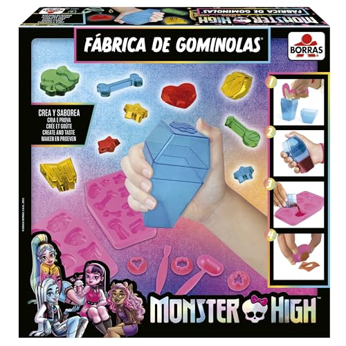 Borras - Gominolas Monster High, Los niños podrá Crear Sus propias golosinas con los moldes de Monster High, A Partir de 5 años (19832)