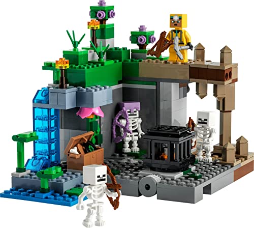 BRICKCOMPLETE Lego Minecraft - Juego de 3 piezas: 21189 El mazmorro, 21190 El pueblo abandonado y 30432 de la playa de tortugas