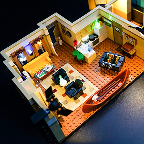 BRIKSMAX Kit de iluminación LED para apartamentos LEGO CREATOR The Friends, compatible con el modelo de bloques de construcción Lego 10292, no incluye el juego Lego