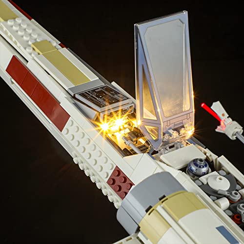 BRIKSMAX Kit de iluminación LED para Lego Star Wars Caza Estelar ala-X - Compatible con Lego 75355 Building Blocks Model- No incluir el Conjunto de Lego