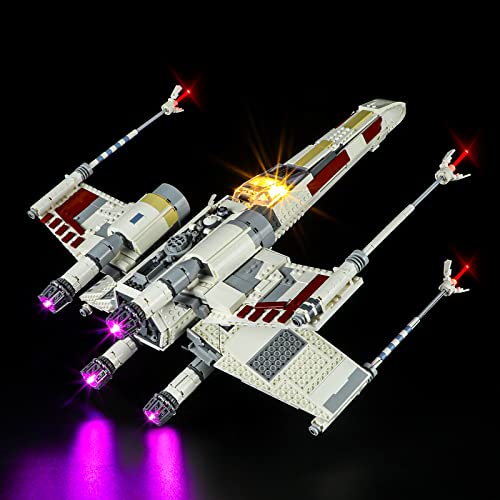 BRIKSMAX Kit de iluminación LED para Lego Star Wars Caza Estelar ala-X - Compatible con Lego 75355 Building Blocks Model- No incluir el Conjunto de Lego