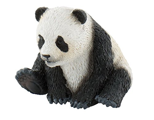 Bullyland 63679-Figura de Juego, Cachorro de Panda, Aprox. 3 cm de Altura, Figura Pintada a Mano, sin PVC, para Que los niños jueguen de Forma imaginativa, Color Colorido (Bullyworld 63679)