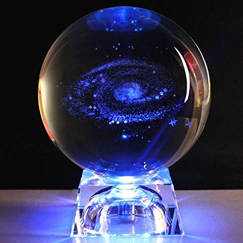 Cakunmik Estaciones meteorológicas de Cristal de tormenta LED Wish Wish Ball Colorful, Crystal-Glass Tower Previsión de la Torre de la Botella de Cristal Decoración de Regalo,A