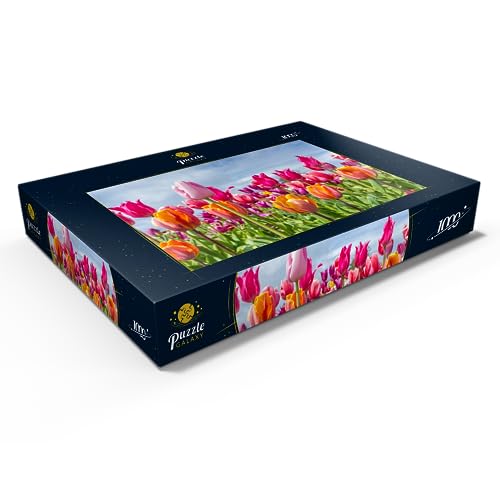 Campo De Tulipanes Naranja-Amarillo - Premium 1000 Piezas Puzzles - Colección Especial MyPuzzle de Puzzle Galaxy