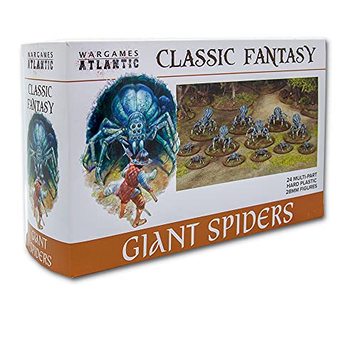 Campos de la muerte/Fantasía clásica: arañas gigantes (figuras de plástico duro de 28 mm)