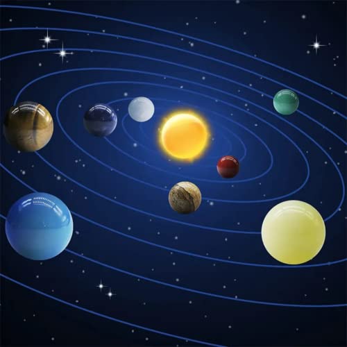 Canicas del Sistema Solar - Kit 9 canicas de los Planetas del Sistema Solar - Canicas de Mercurio, Venus, Tierra, Marte, Júpiter, Saturno, Urano, Neptuno y Plutón - Juego de canicas para coleccionar