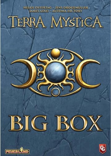 Capstone Games Terra Mystica: Big Box,Contiene: Terra Mystica: Juego base, Expansión de fuego y hielo, 1-5 jugadores, 30 minutos por jugador